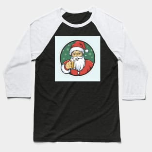 Santa with beer Baseball T-Shirt